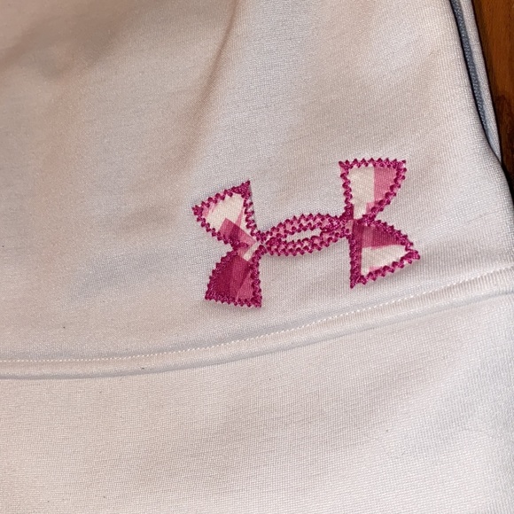 LIKE NEW~UNDER ARMOUR EMBROIDERED FLEECE ZIP UP HOODIE~YOUTH XL - Picture 6 of 6